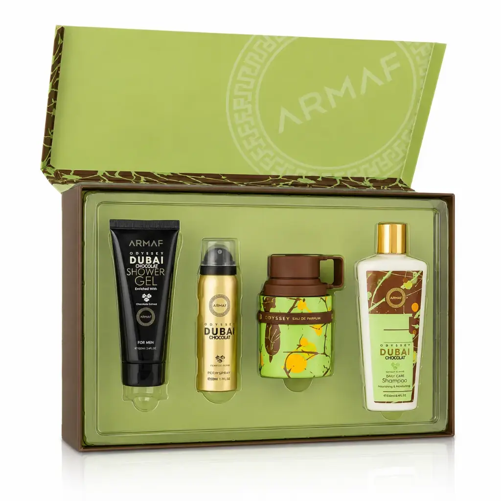 MS-ARMAF LUX ODYSSEY DUBAI CHOCOLATE 3.4 EDP/10ML TRAVEL SPR/3.4 SG/6.8 BODY SPRAY  -  313729
