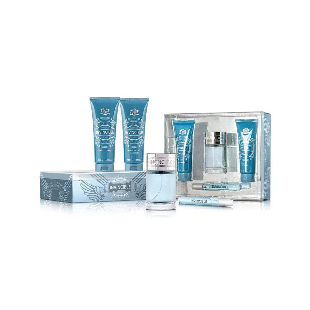 SET NBP INVINCIBLE FOR MEN 4PCS (EDT 100ML+EDT15ML
+S/G 130ML+A/S130ML)